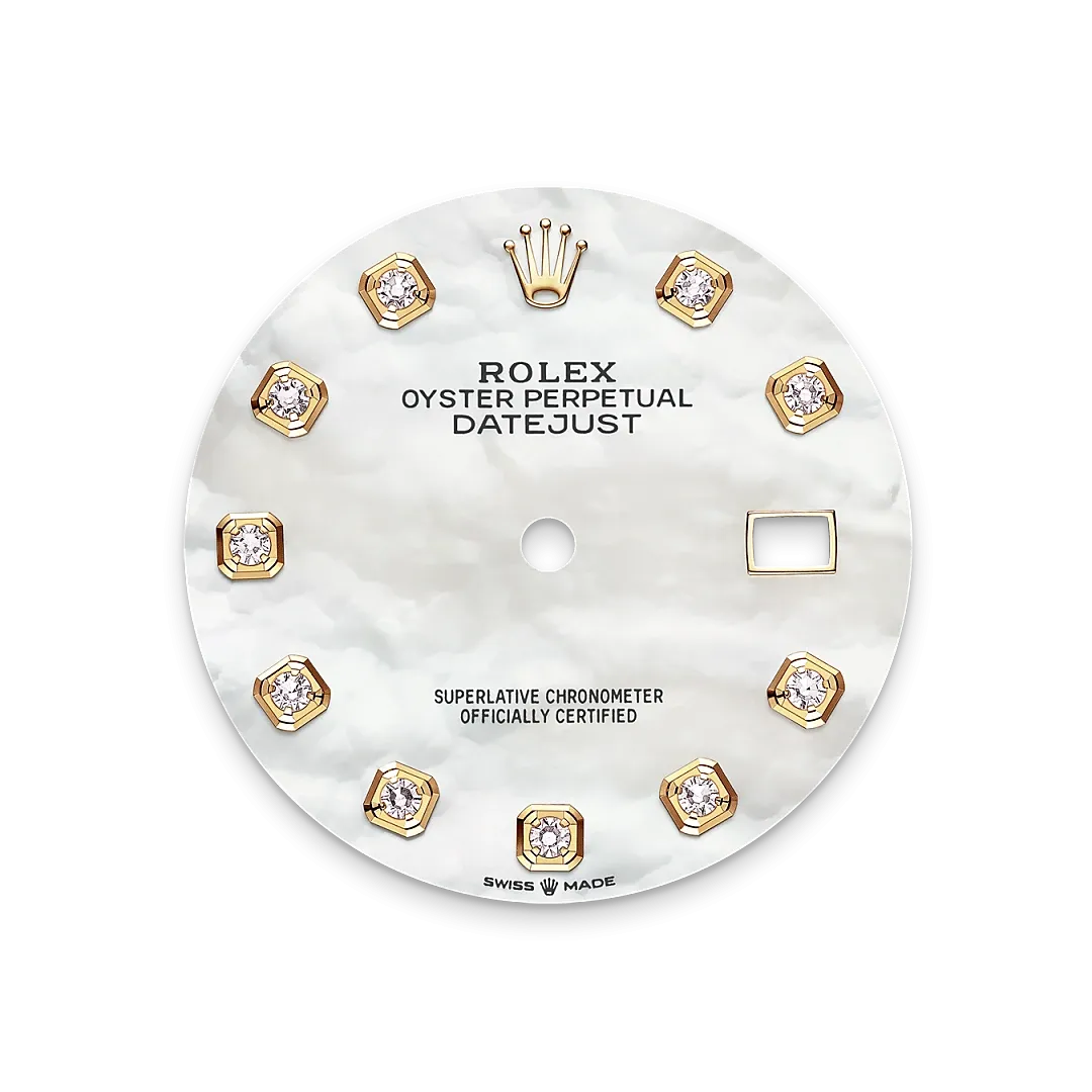 Rolex Datejust 36 Referenz m126203-0024 Perlmutt-Zifferblatt