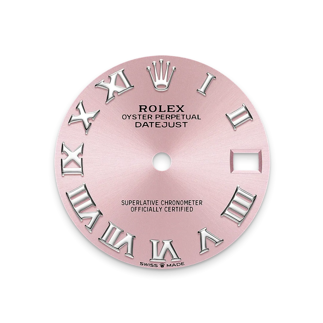 Rolex Datejust 31 Referenz m278344rbr-0021 Roséfarbenes Zifferblatt