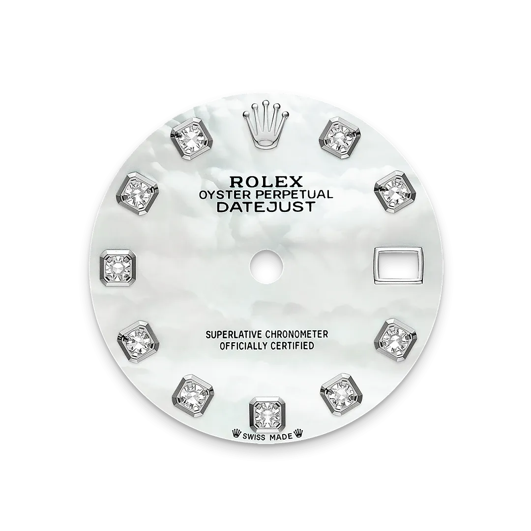 Rolex Lady-Datejust Referenz m279384rbr-0011 Perlmutt-Zifferblatt