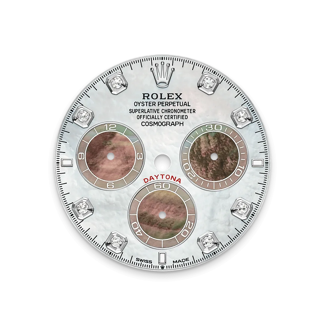 Rolex Cosmograph Daytona Referenz m126589rbr-0001 Perlmutt-Zifferblatt