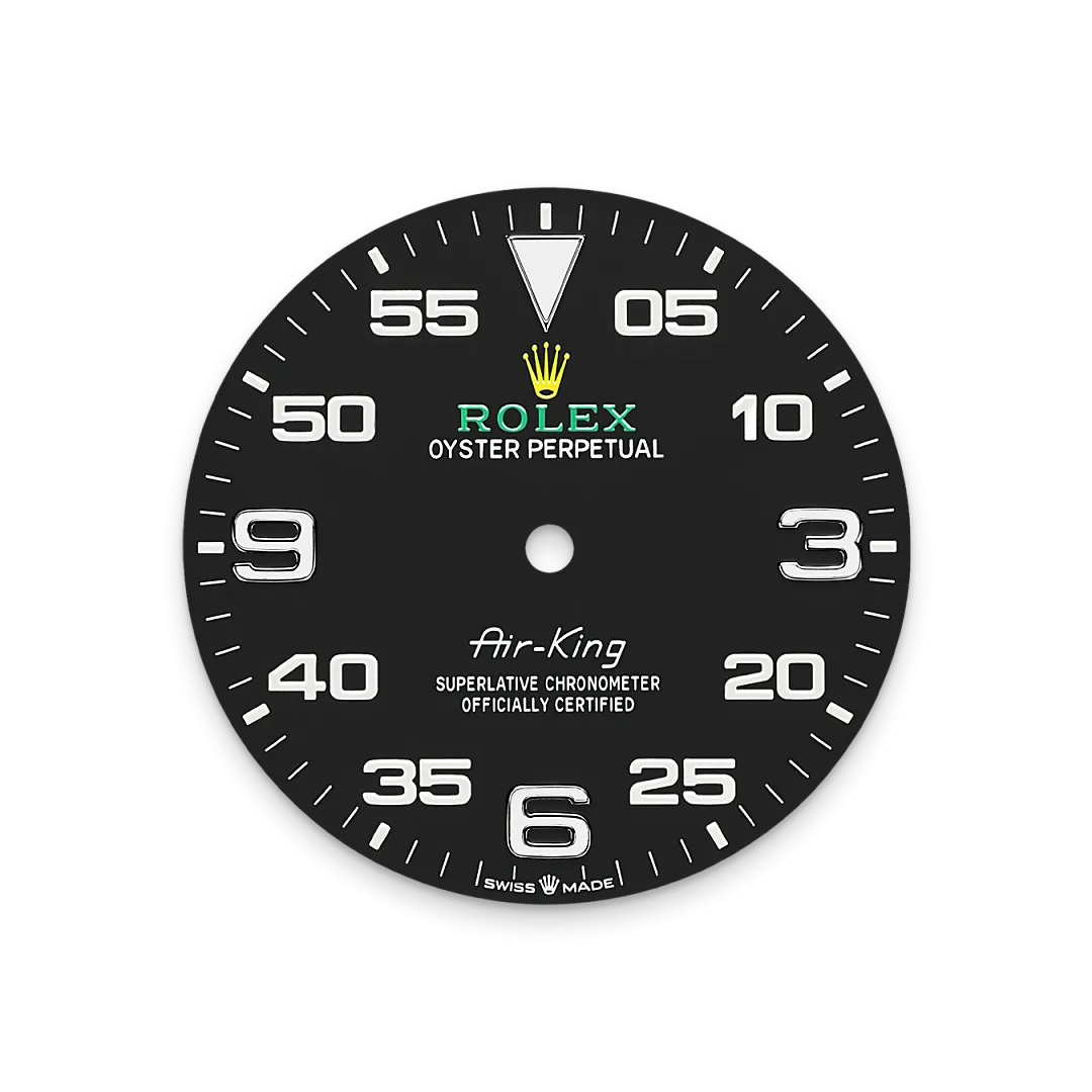 Rolex Air-King Referenz m126900-0001 Schwarzes Zifferblatt