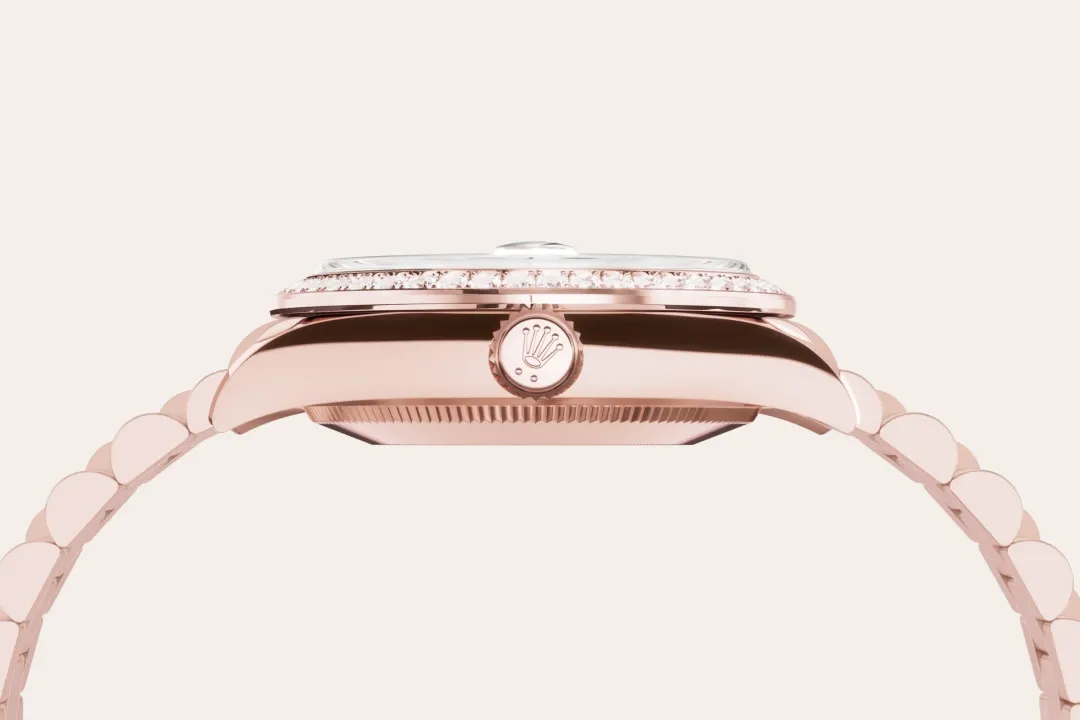 Rolex Datejust 31 Referenz m278285rbr-0005 18 Karat Everose-Gold