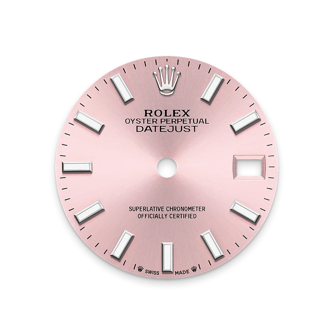 Rolex Lady-Datejust Referenz m279160-0001 Roséfarbenes Zifferblatt