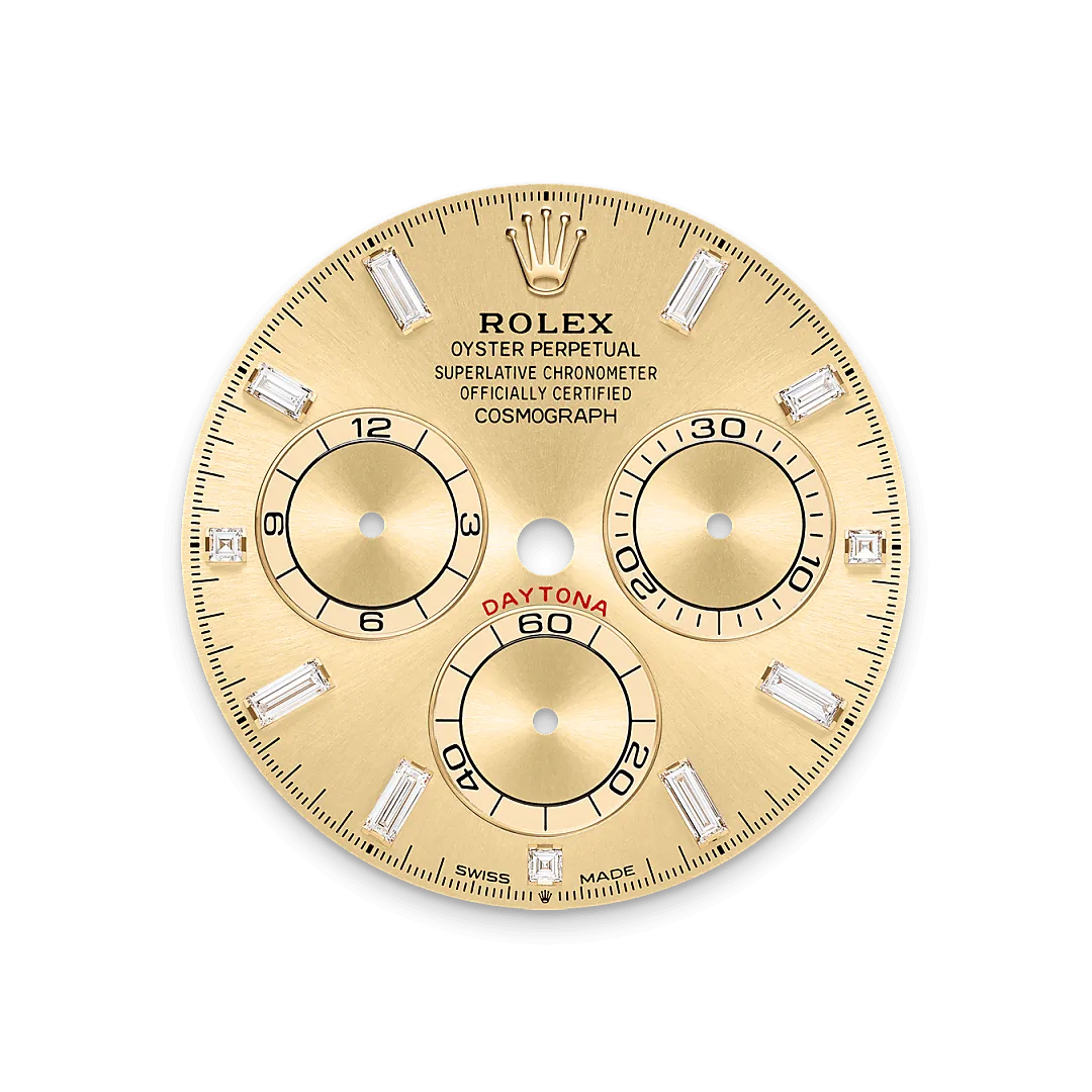 Rolex Cosmograph Daytona Referenz m126598tbr-0001 Goldenes Zifferblatt
