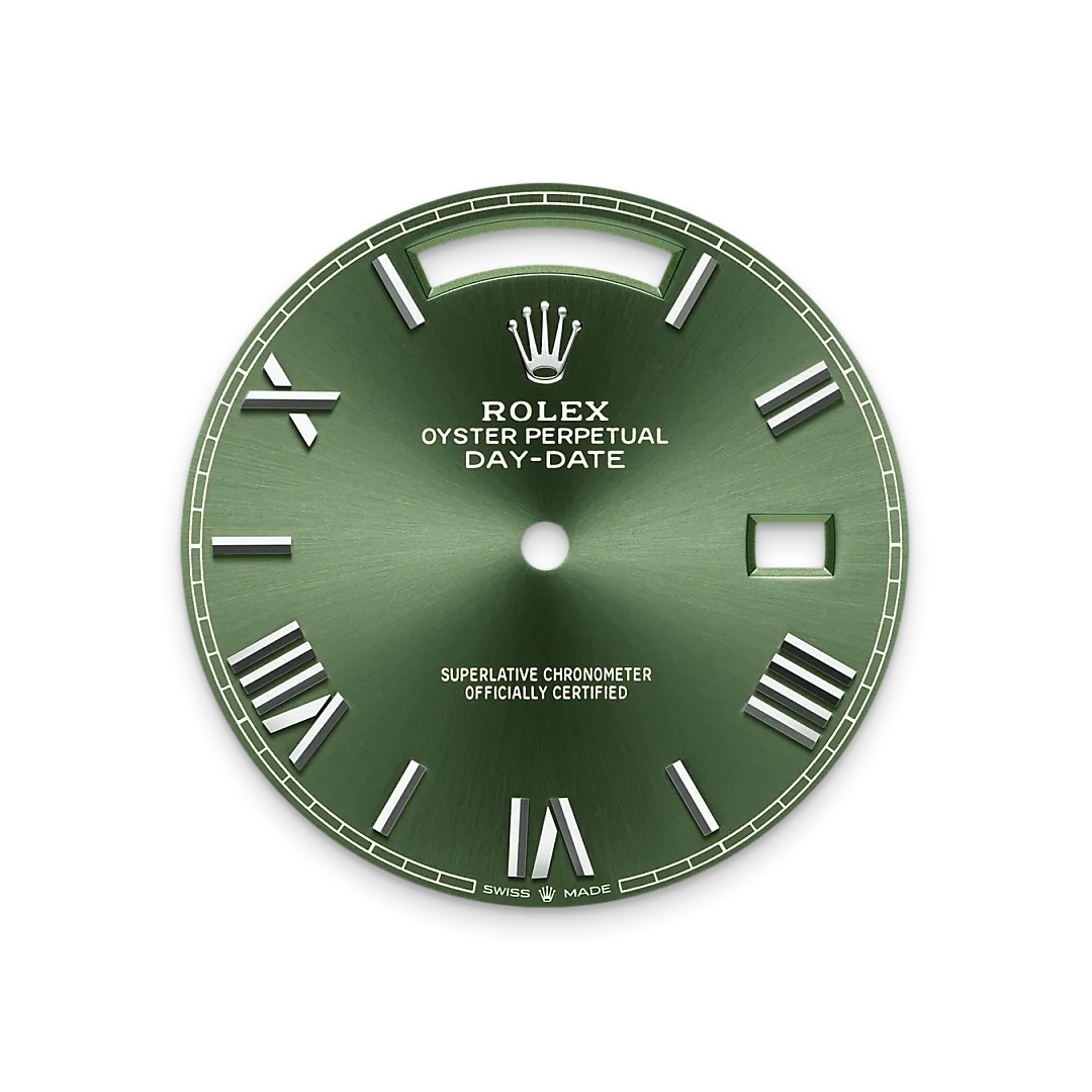 Rolex Day-Date 40 Referenz m228239-0033 Olivgrünes Zifferblatt