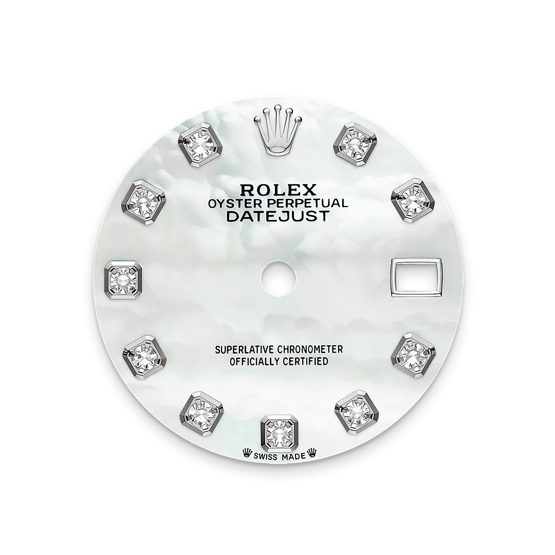 Rolex Lady-Datejust Referenz m279384rbr-0012 Perlmutt-Zifferblatt