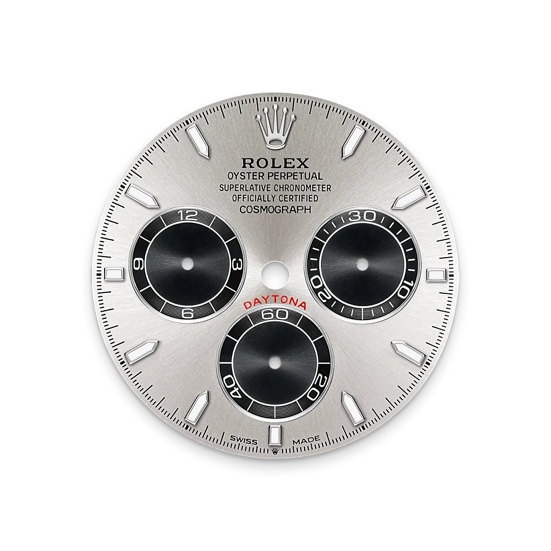 Rolex Cosmograph Daytona Referenz m126519ln-0006 Zifferblatt in Stahl und strahlend Schwarz