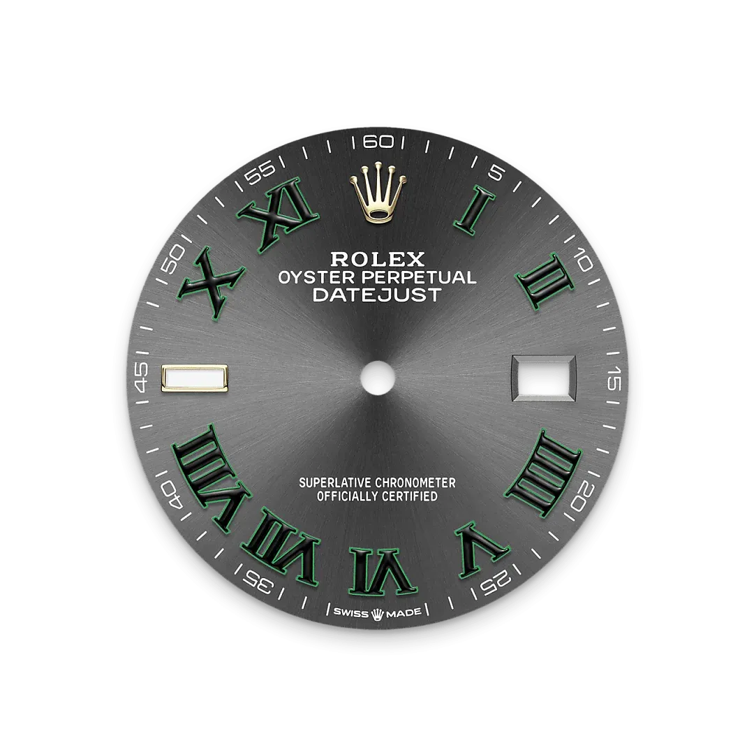 Rolex Datejust 36 Referenz m126233-0035 Schiefergraues Zifferblatt