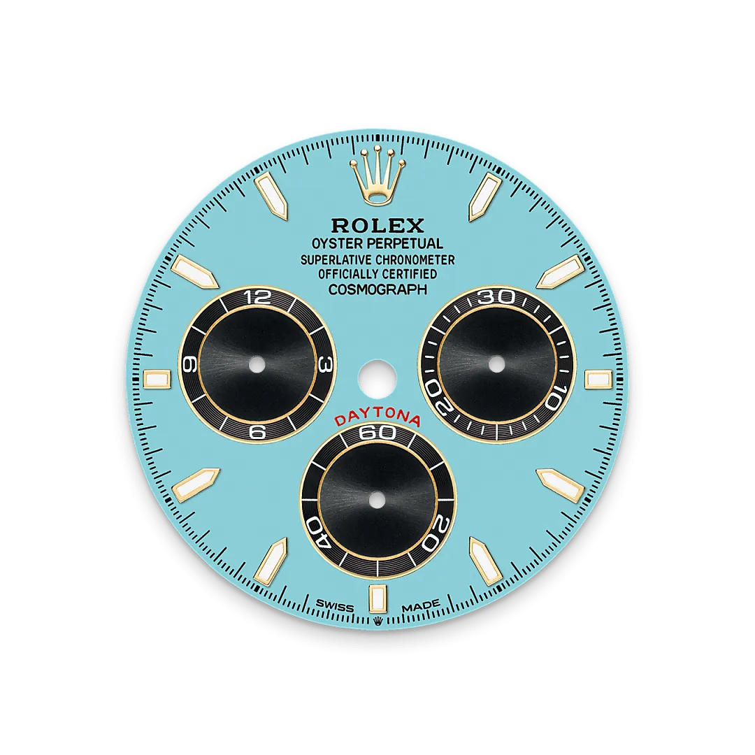 Rolex Cosmograph Daytona Referenz m126518ln-0014 Türkisblaues Zifferblatt