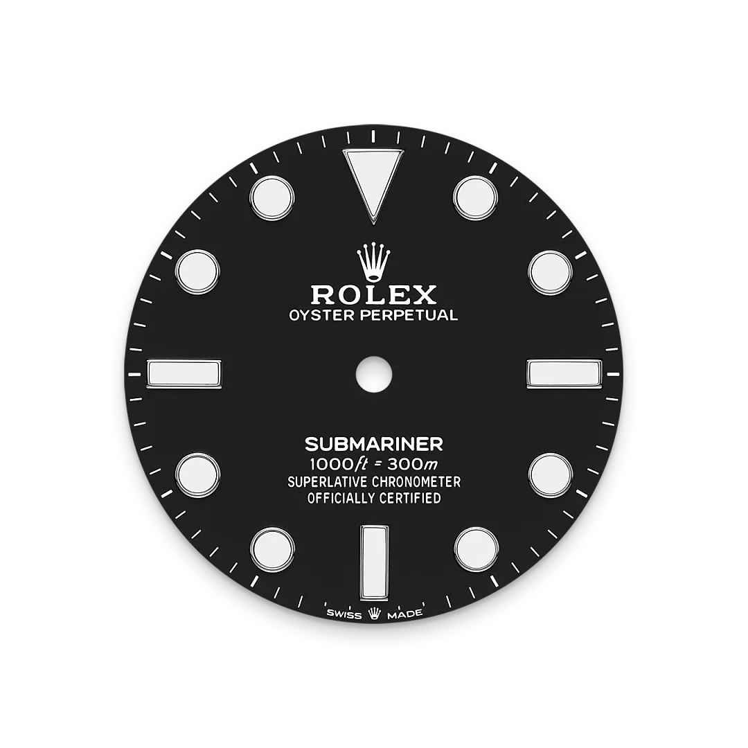 Rolex Submariner Referenz m124060-0001 Schwarzes Zifferblatt