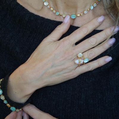 Die Ipanema Kollektion von @nanisjewels fängt das Gefühl von Sonne, Meer und Leichtigkeit perfekt ein.☀️
Leuchtender Rutilquarz trifft auf warm schimmerndes 18 Karat Gold. Ein Spiel aus Farbe, Licht und Eleganz.💕 

#Nanis #GADOROStilreich #Köln